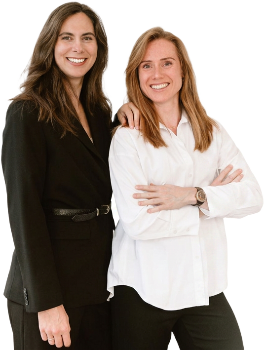 Jill van den Bosch en co-coach Marissa Sanders