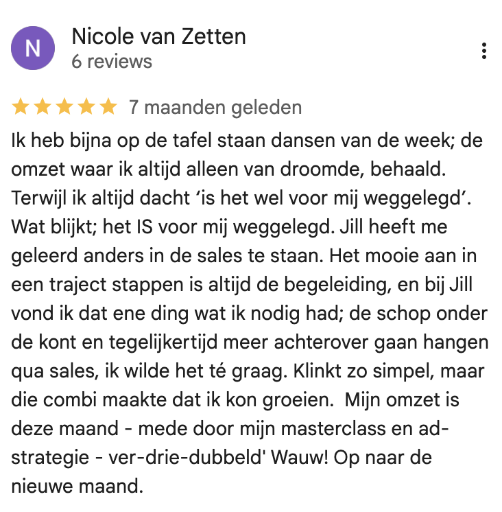Klantreview 1