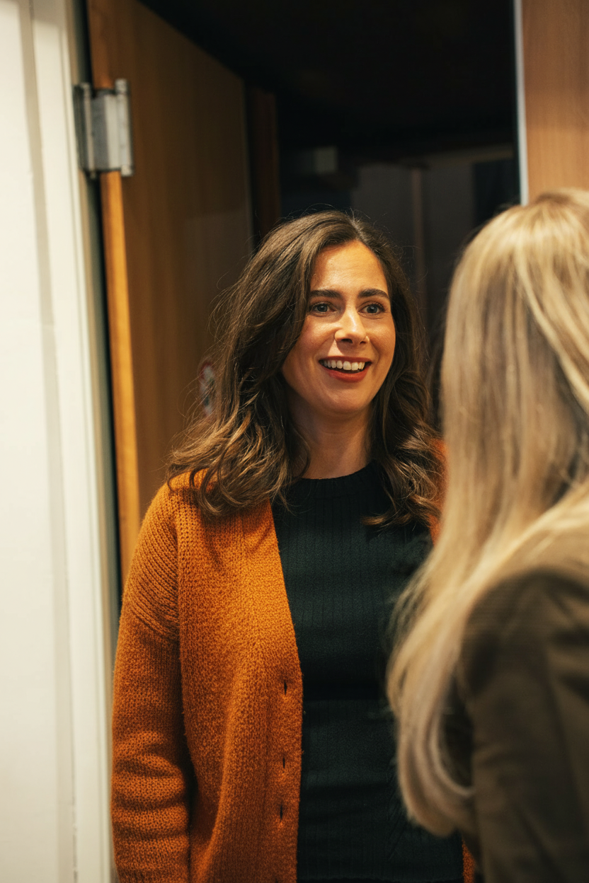 Jill in gesprek