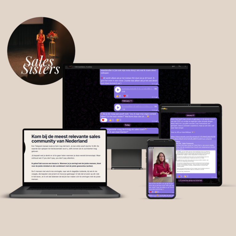 Sales Sisters community