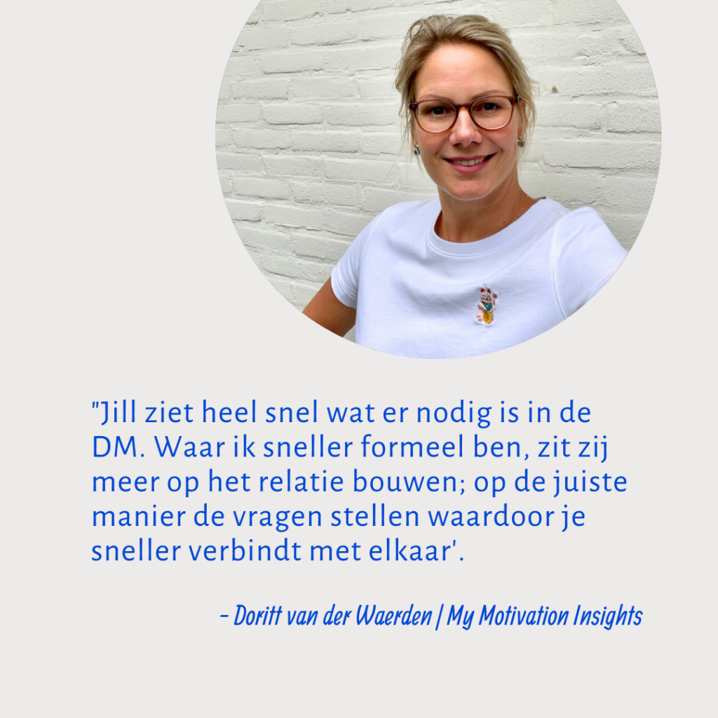 Doritt van der Waerden review traject Jill van den Bosch, sales coach voor meer klanten